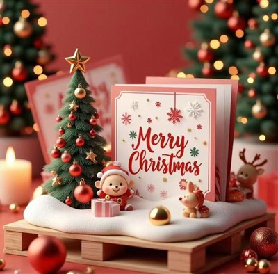 God juleliterglas och spegel